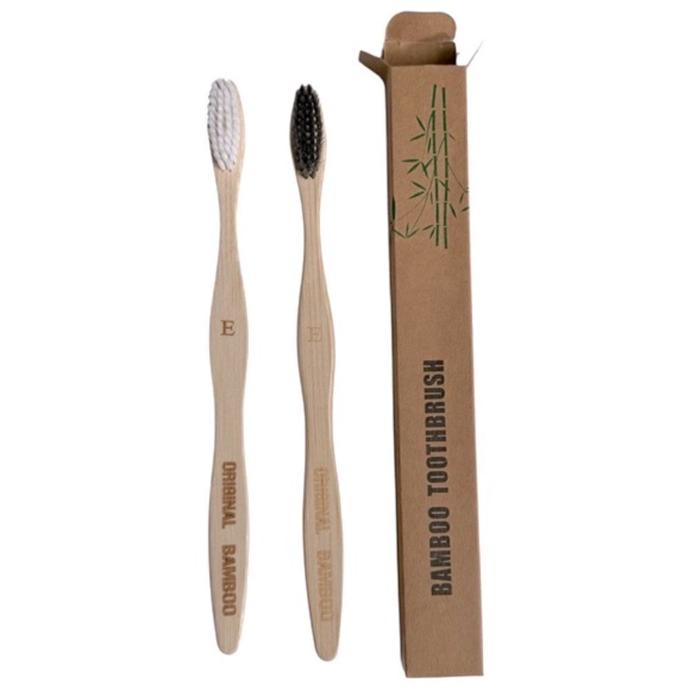 Bamboo Fiber & Charcoal Infused Toothbrush Box Set 10 - Ecobrush New in Box